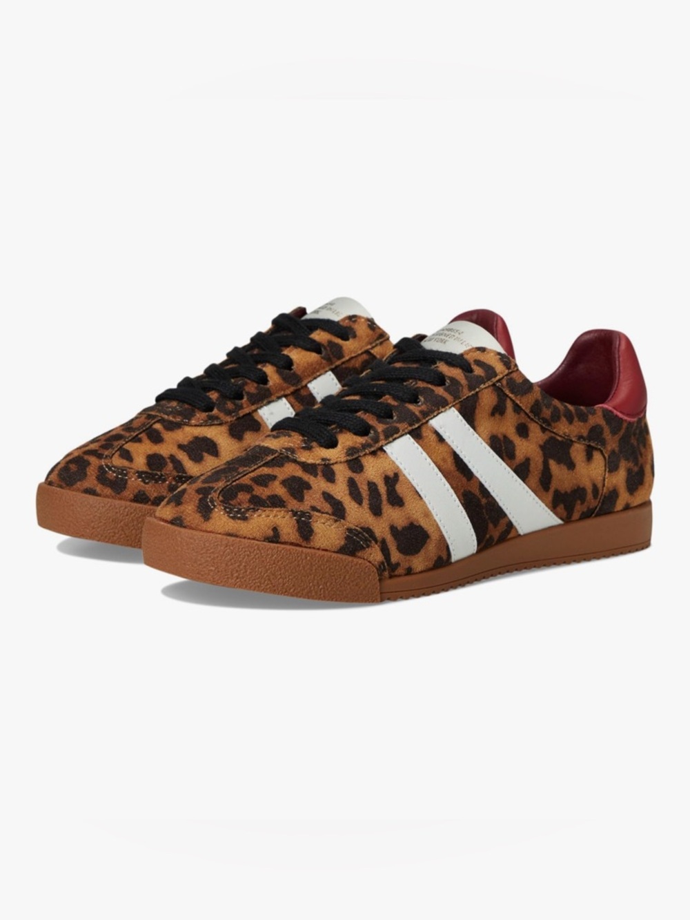 Steve Madden animal print leopard cheetah print sneakers, size 9
